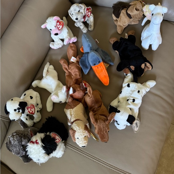 Ty Other - 15 TY Beanie Babies. Mint and names listed in description